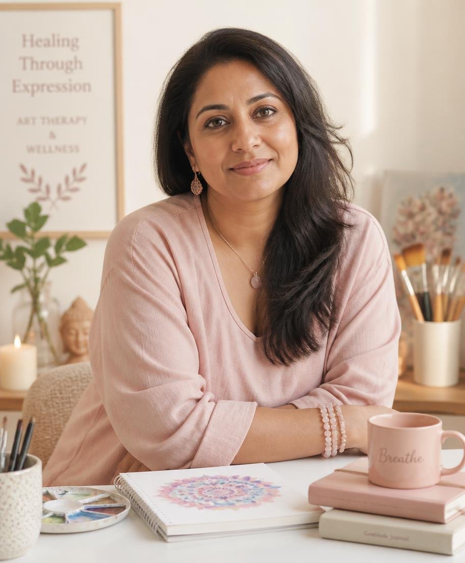 Aamiie Sodha, certified EFT practitioner and art therapist